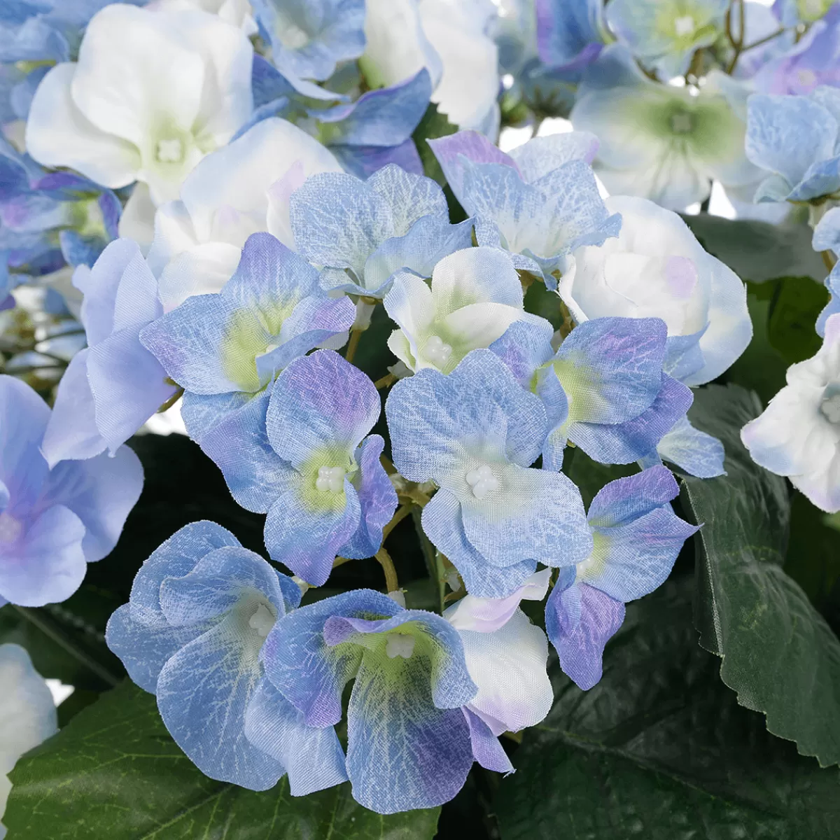 DecoWoerner Hortensias Artificiels Dans Un Panier 44 Cm