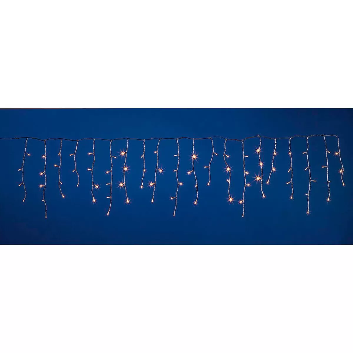 DecoWoerner Icicle Light à LED 24 V Pour L’ext., 76 LED, 370 X 50 Cm