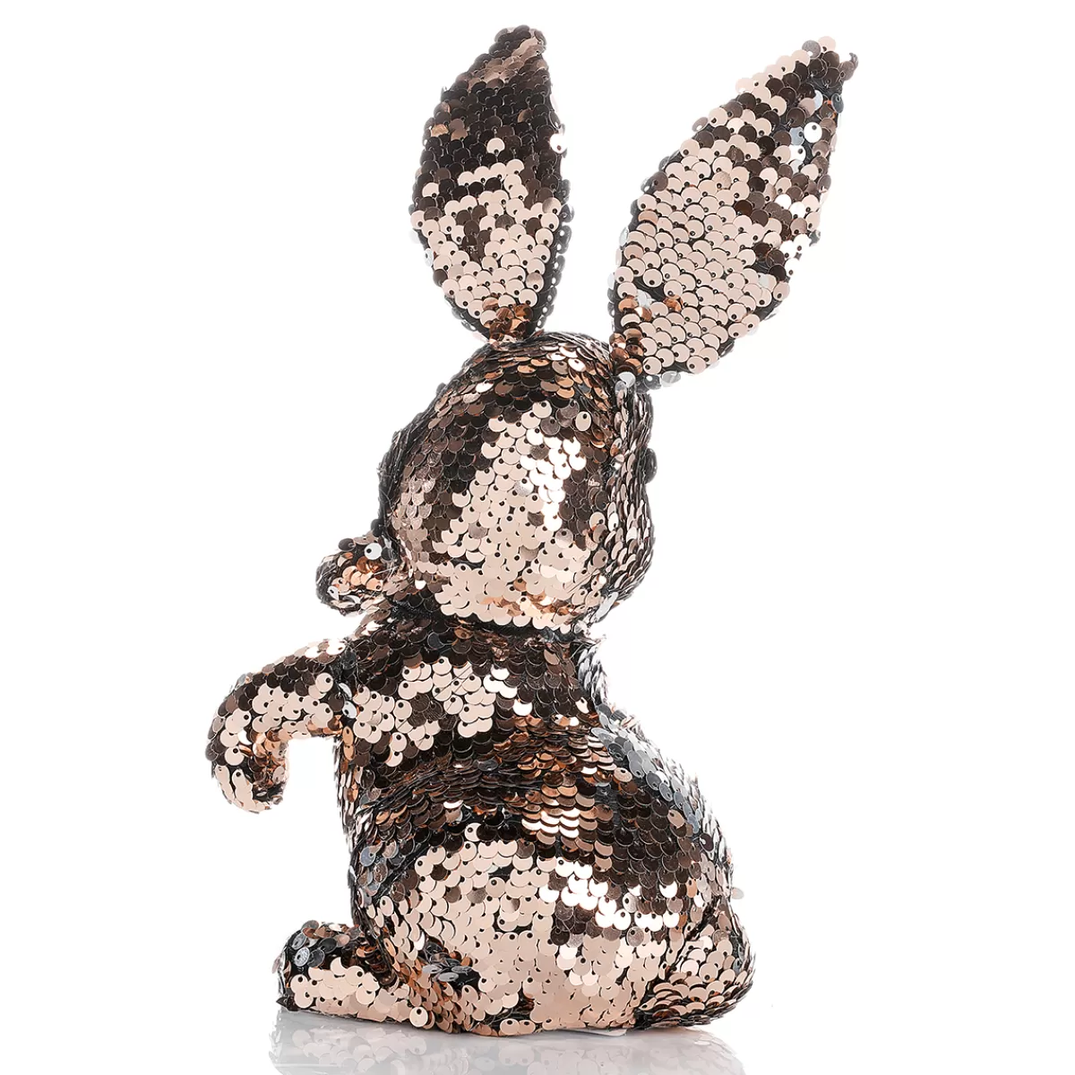 lapin_de_pques_dcoratif_avec_paillettes_rversibles_cuivre_et_argent_21_cm_4.webp DecoWoerner Lapin De Pâques Décoratif Avec Paillettes Réversibles Cuivre Et , 21 Cm