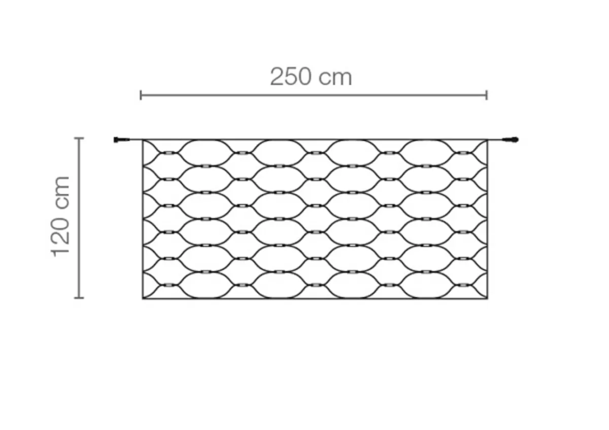 DecoWoerner LED Profi Filet Lumineux Système IP20, 250 Cm Sans Câble, Transparent