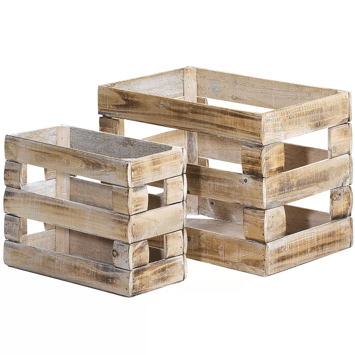 DecoWoerner Lot De Caisses En Bois