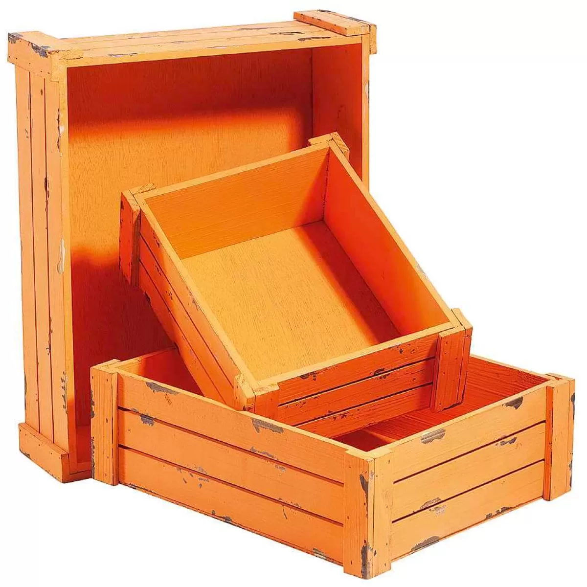 DecoWoerner Lot De Caisses En Bois, s