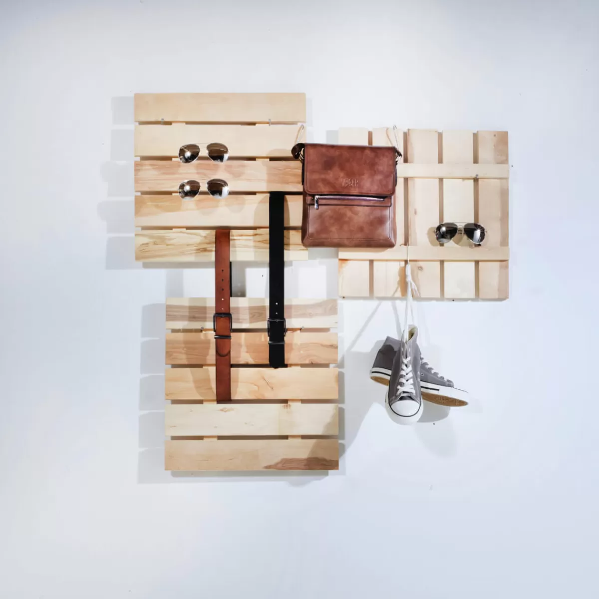 DecoWoerner Lot De Palette En Bois 45 X 45 Cm, 3 Pces