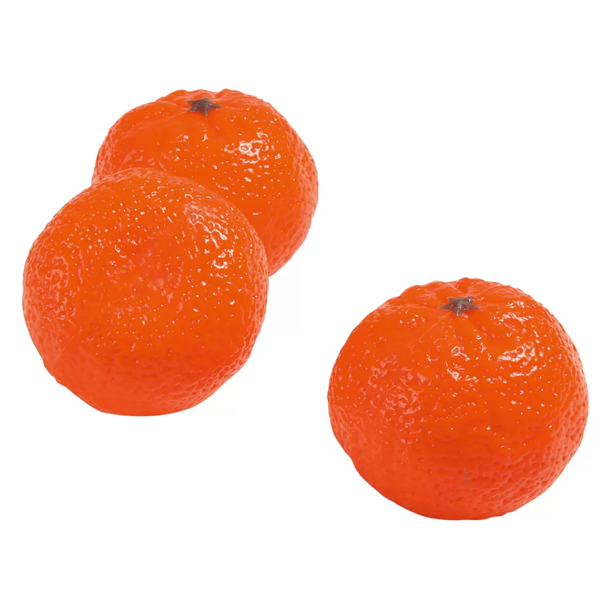 DecoWoerner Mandarines Aliment Factice, Paquet De 3 Pièces