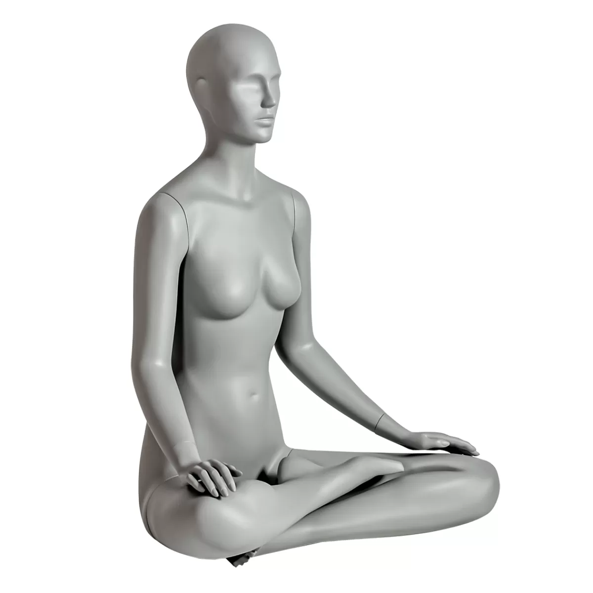 DecoWoerner Mannequin De Sport Dame Yoga Assise En Lotus