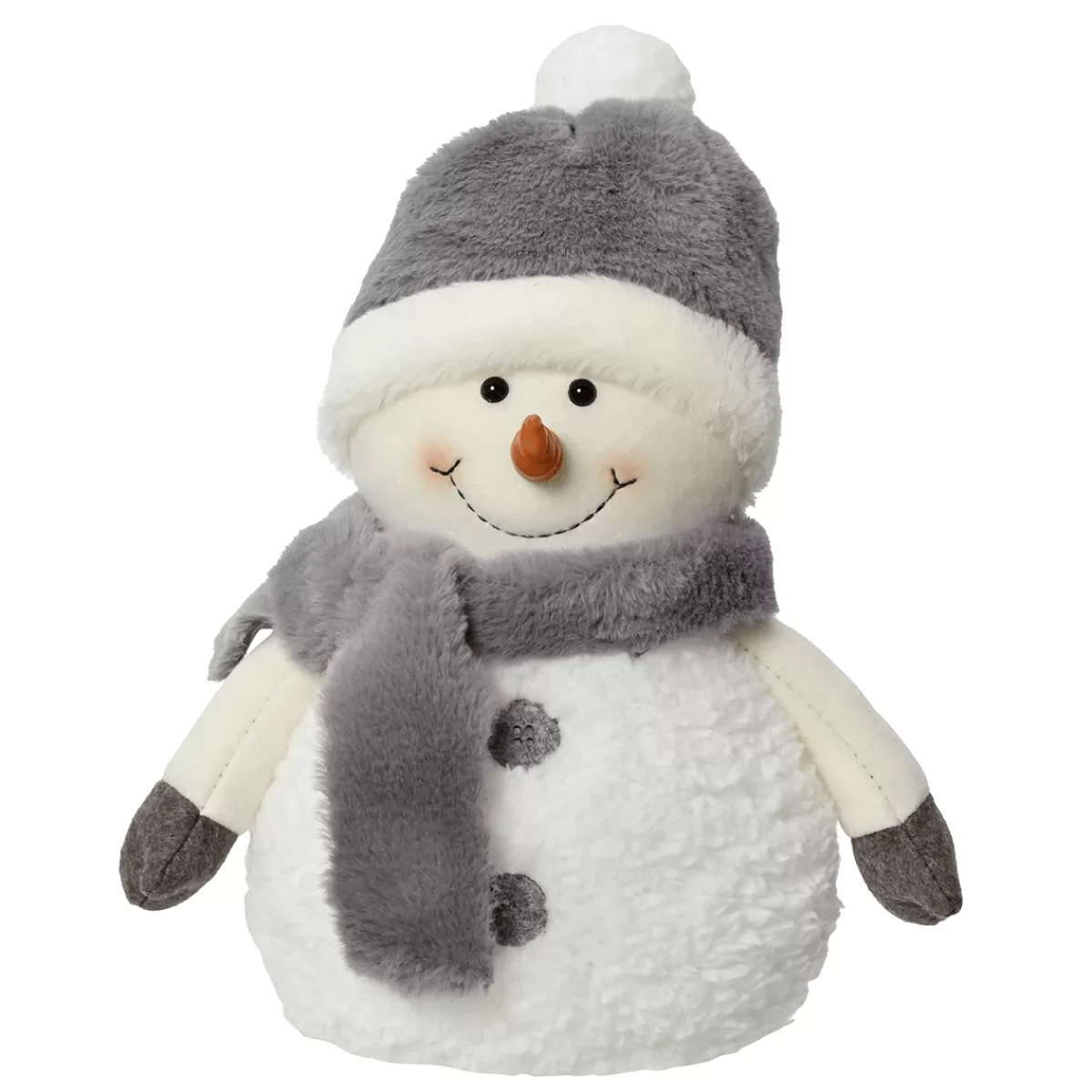 DecoWoerner Mini Bonhomme De Neige En Polyester 30 Cm