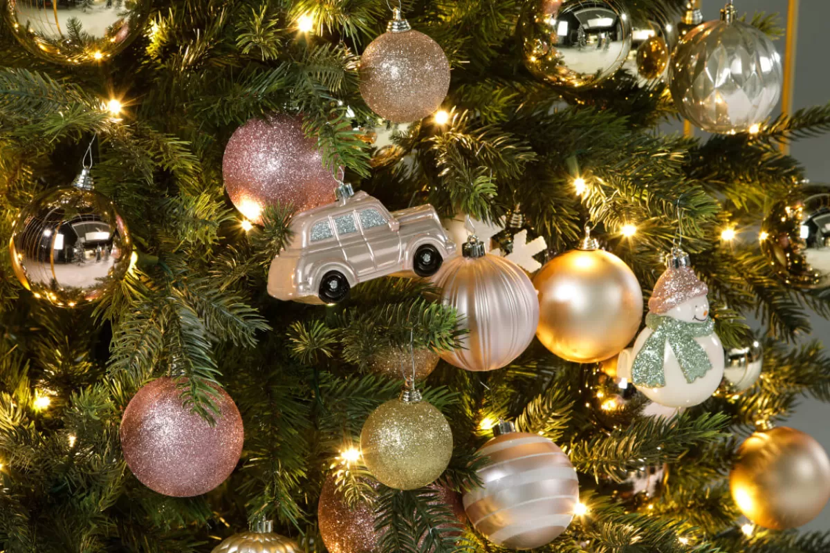 DecoWoerner Mélange De Boules De Noël Boîte De 30 Pces Ø 6 Cm