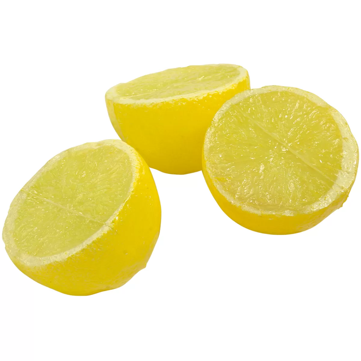 DecoWoerner Moitiés De Citrons Aliment Factice, 3 Pces