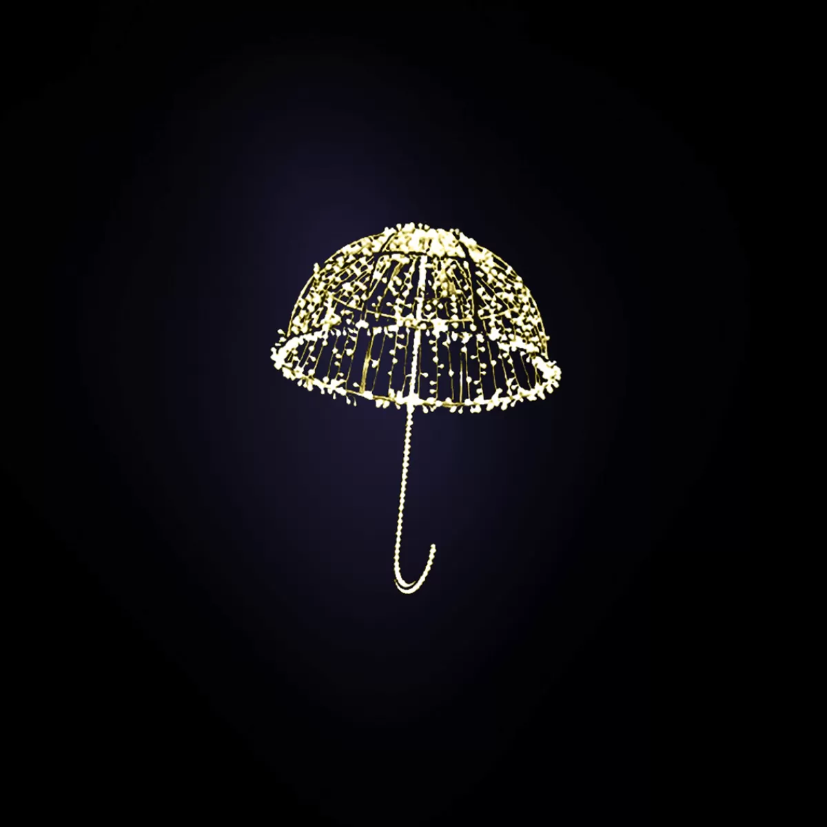 DecoWoerner Objet Lumineux XXL LED Parapluie Dé 200 Cm