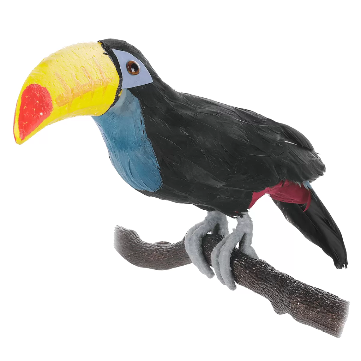 DecoWoerner Oiseau Déco Toucan Long. 33 Cm