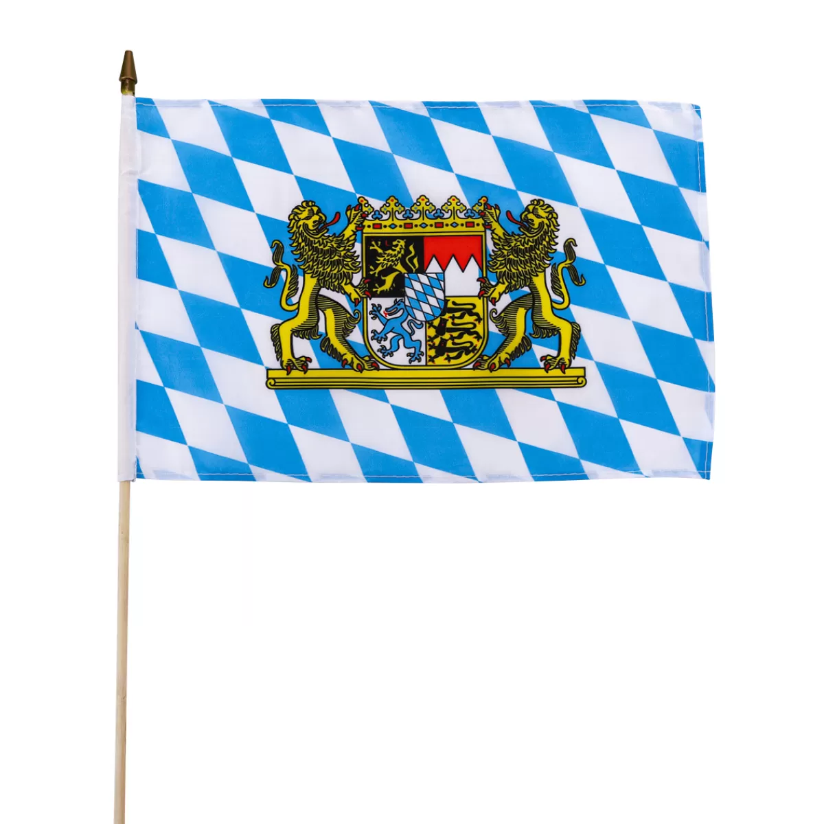 DecoWoerner Oktoberfestdeko Bayern Drapeau à Hampe 30 X 45 Cm