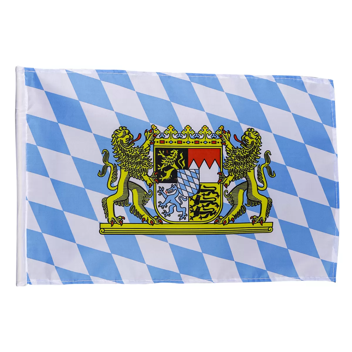 DecoWoerner Oktoberfestdeko Bayern Drapeau à Hampe 30 X 45 Cm