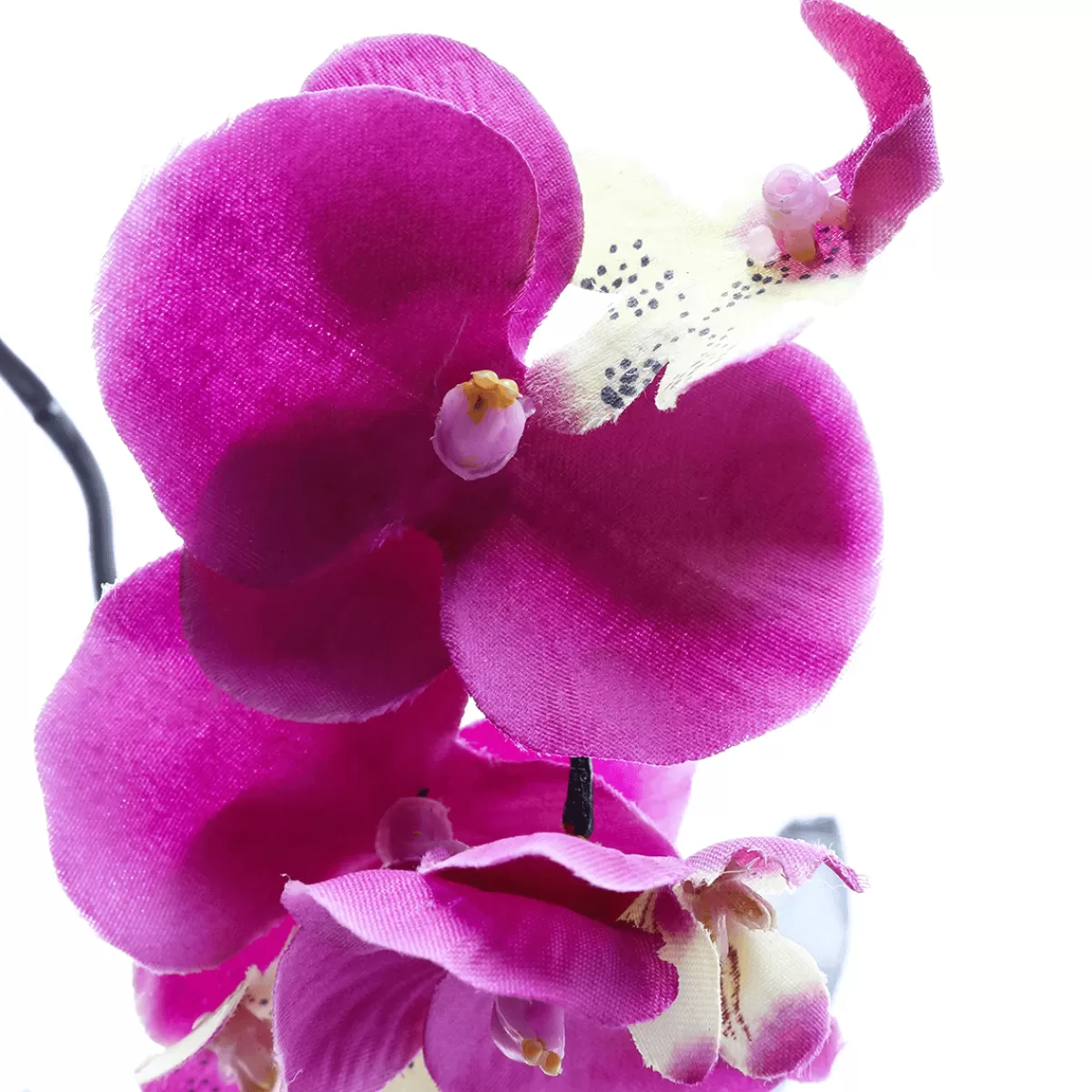 DecoWoerner Orchidée Artificielle En Pot, 28 Cm