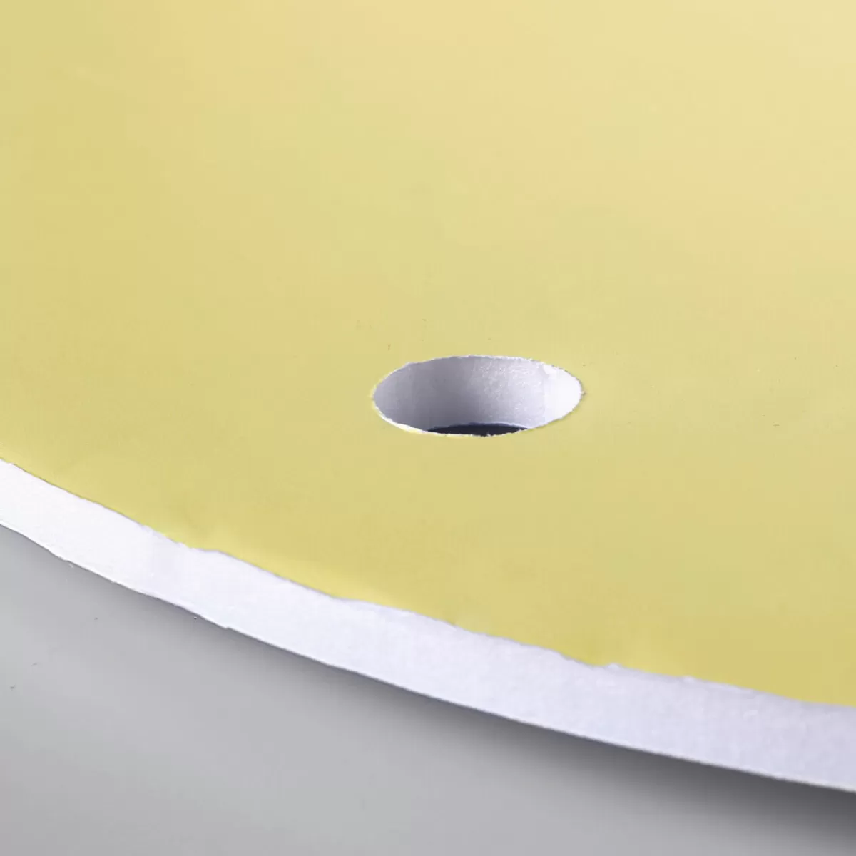 DecoWoerner Panneau Déco Cercle 50 Cm Ø /jaune Pastel