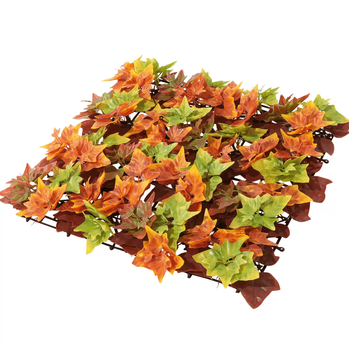 DecoWoerner Panneau De Feuilles D'automne Artificielles, 50 X 50 Cm