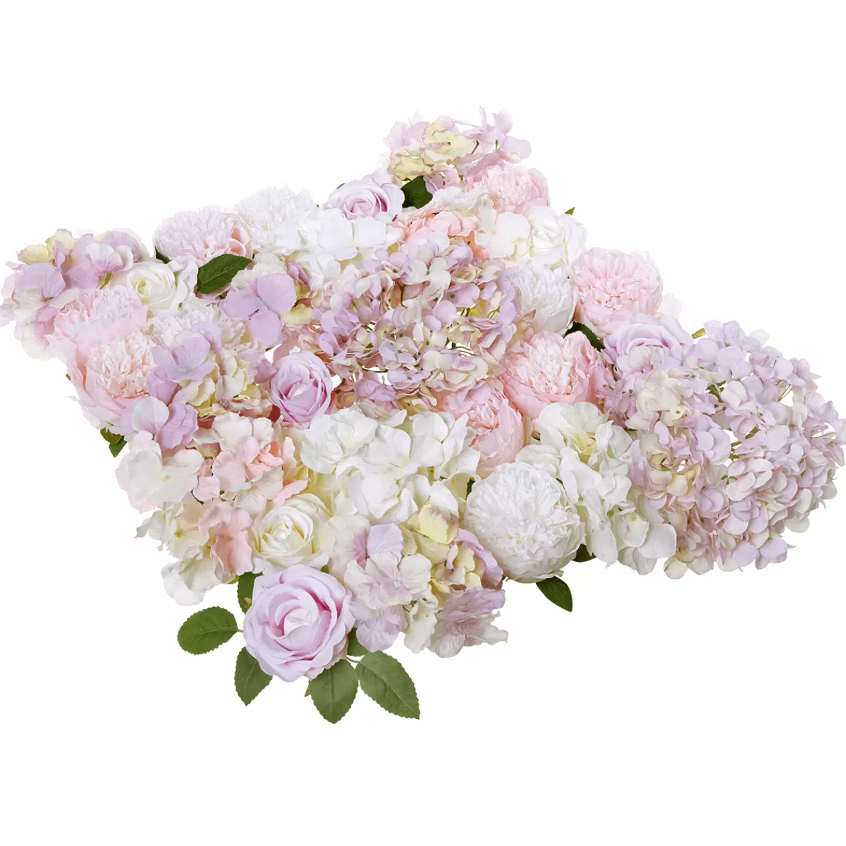 DecoWoerner Panneau De Fleurs Pastel Artificielles