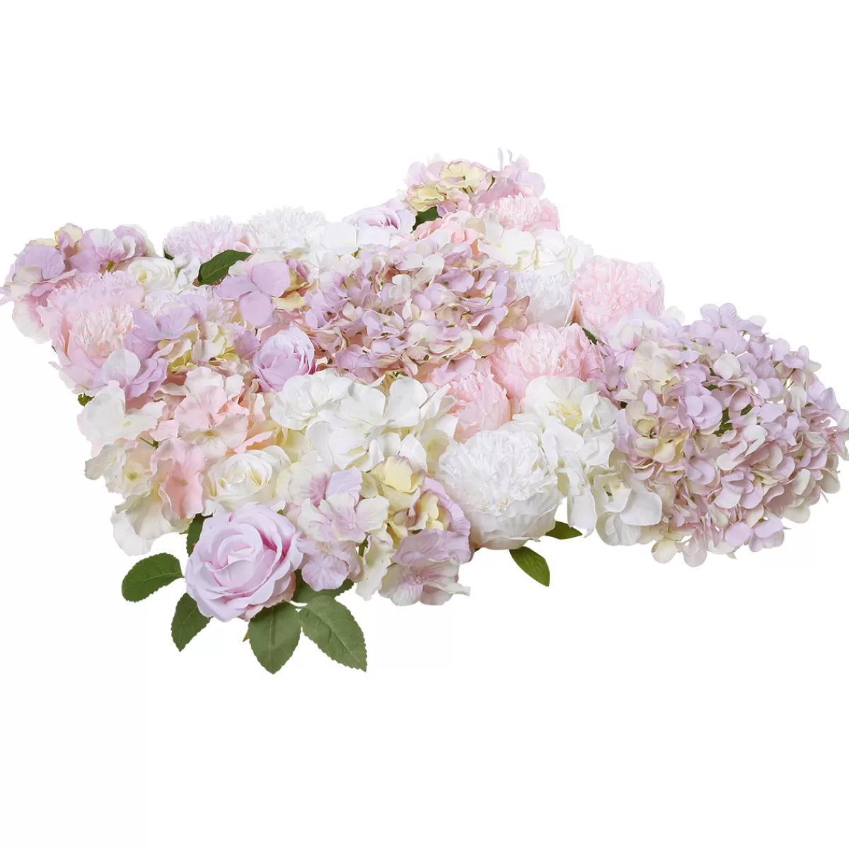 DecoWoerner Panneau De Fleurs Pastel Artificielles