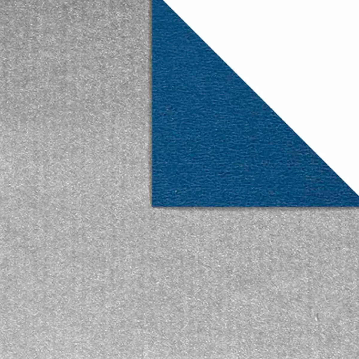 DecoWoerner Papier Cadeau Bicolore 70 Cm, 100 M, Argent/