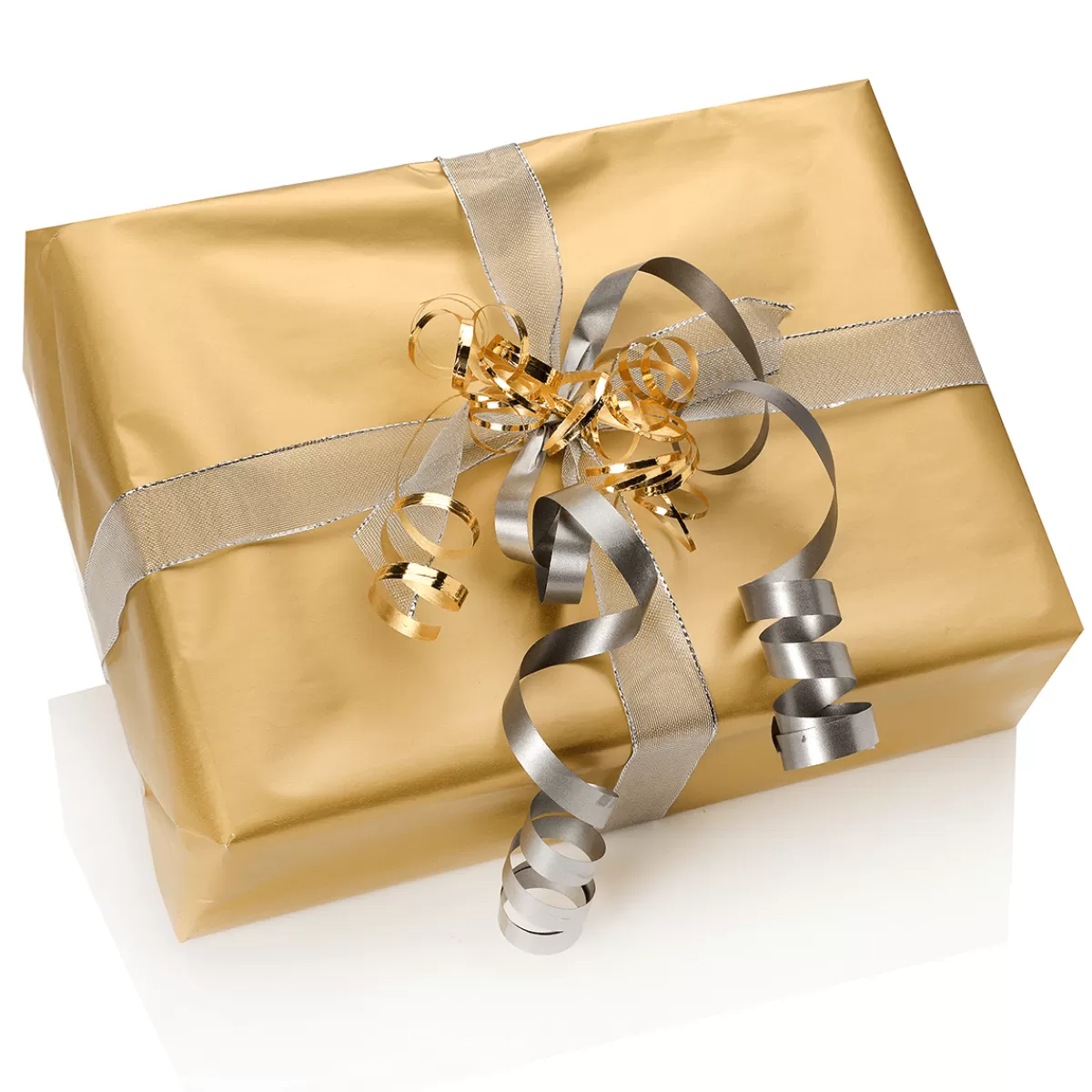 DecoWoerner Papier Cadeau De Noël Durable Double Face Avec Sapins & étoiles Dés - Rouleau De Papier Cadeau De 50 M