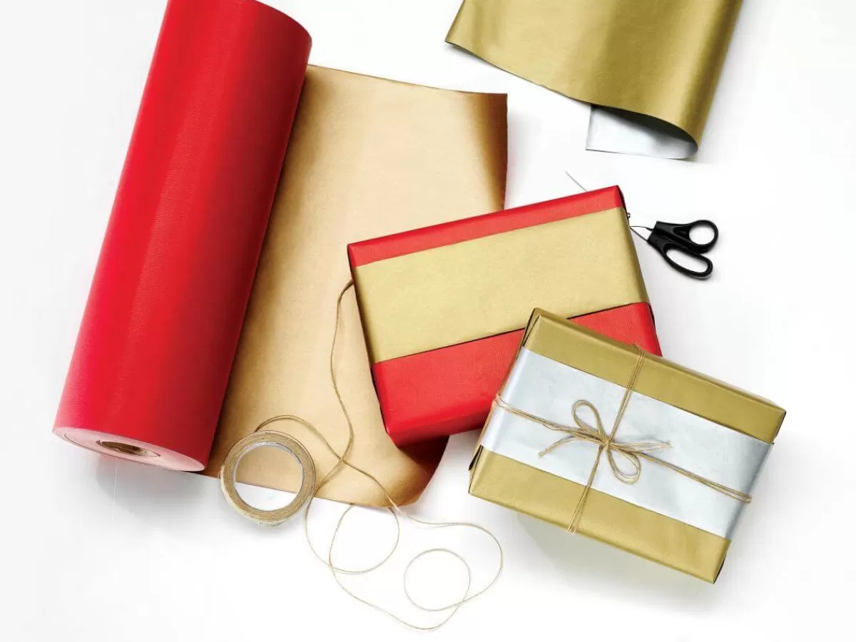 papier_cadeau_petits_rouleaux_bicolor_argent_or_50_cm_100_m_3.webp DecoWoerner Papier Cadeau Petits Rouleaux "Bicol" Argenté , 50 Cm, 100 M