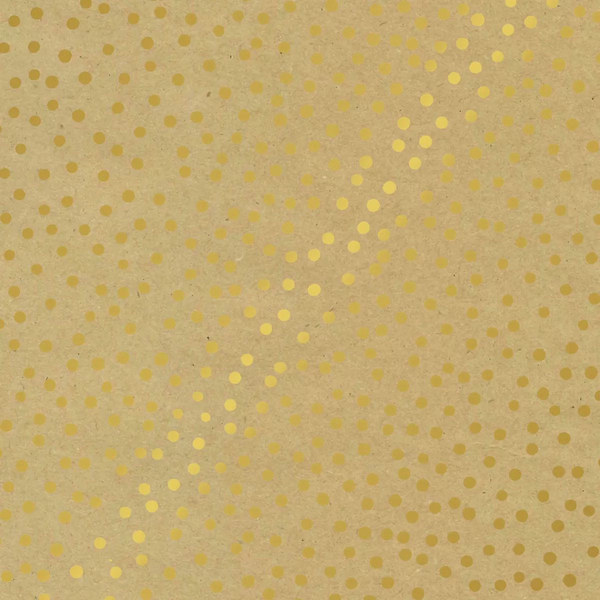 DecoWoerner Papier Kraft Recyclé à Petits Pois Dés - Rouleau De 50 M De Papier Cadeau