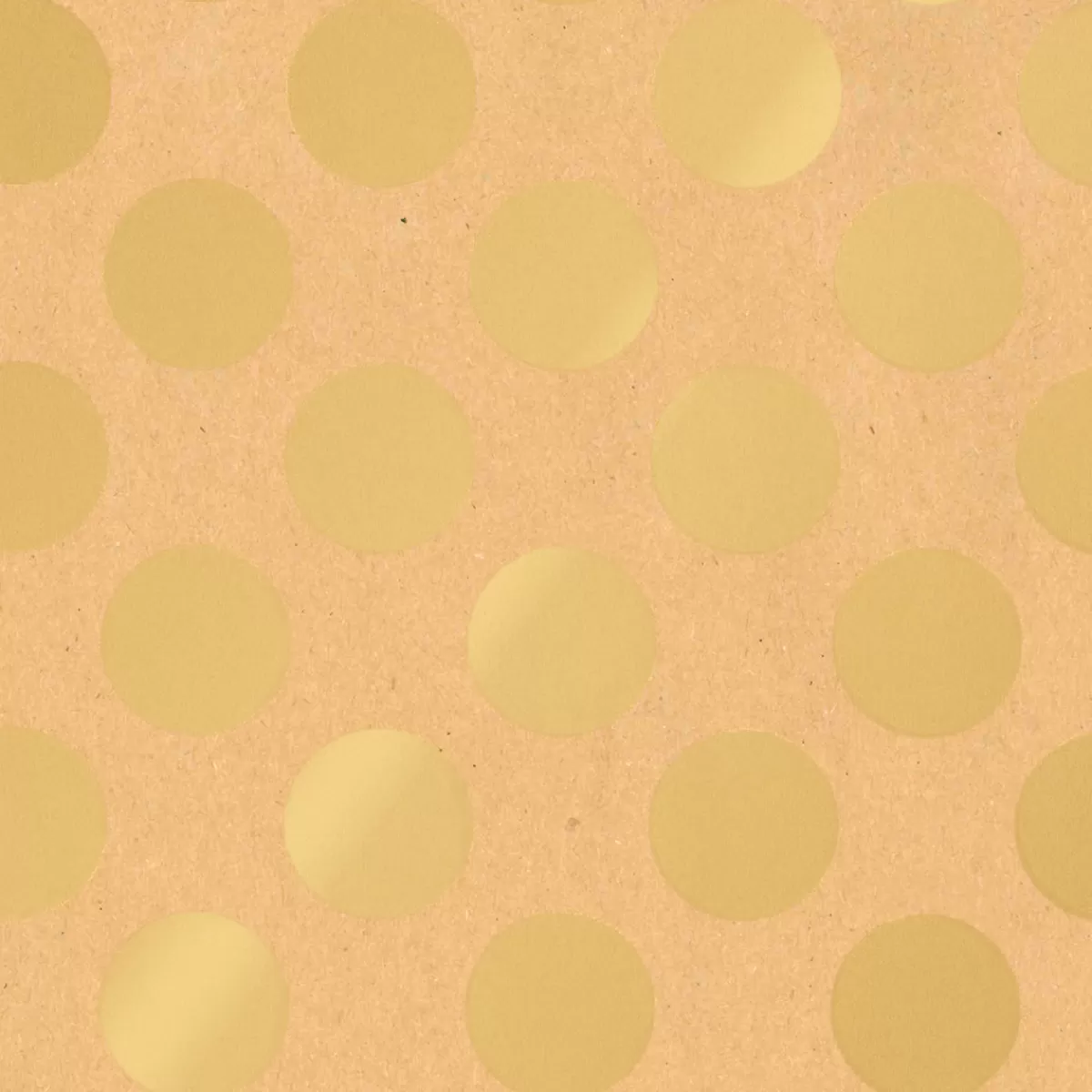 DecoWoerner Papier Kraft Recyclé à Pois Dés - Rouleau De Papier Cadeau écologique 50 M