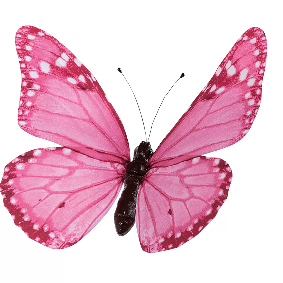 DecoWoerner Papillon Déco Pink, 30 Cm