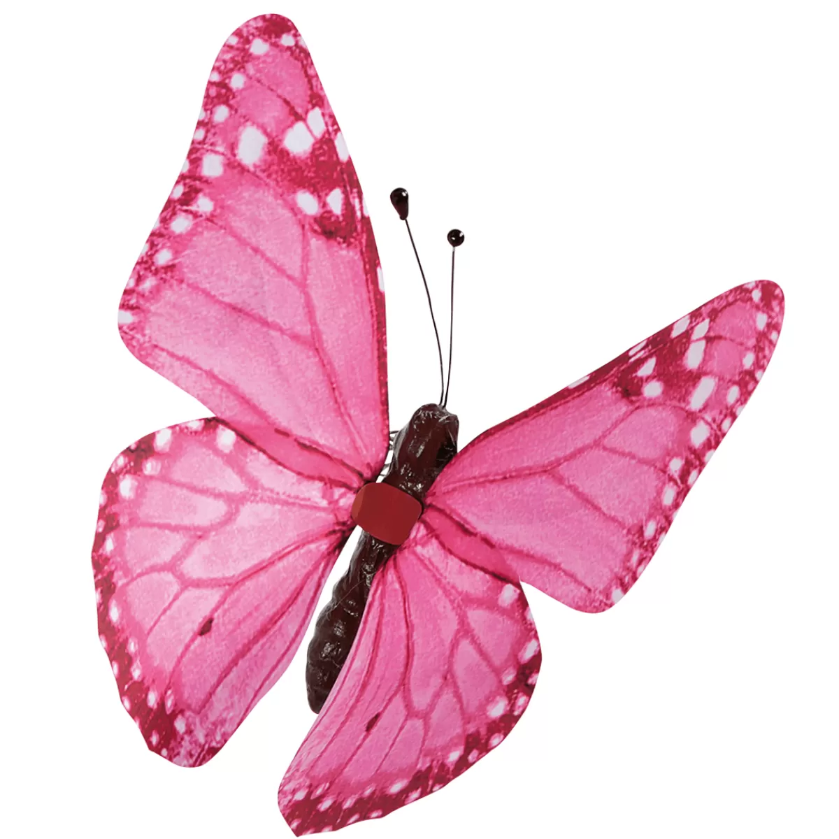 DecoWoerner Papillon Déco Pink, 30 Cm