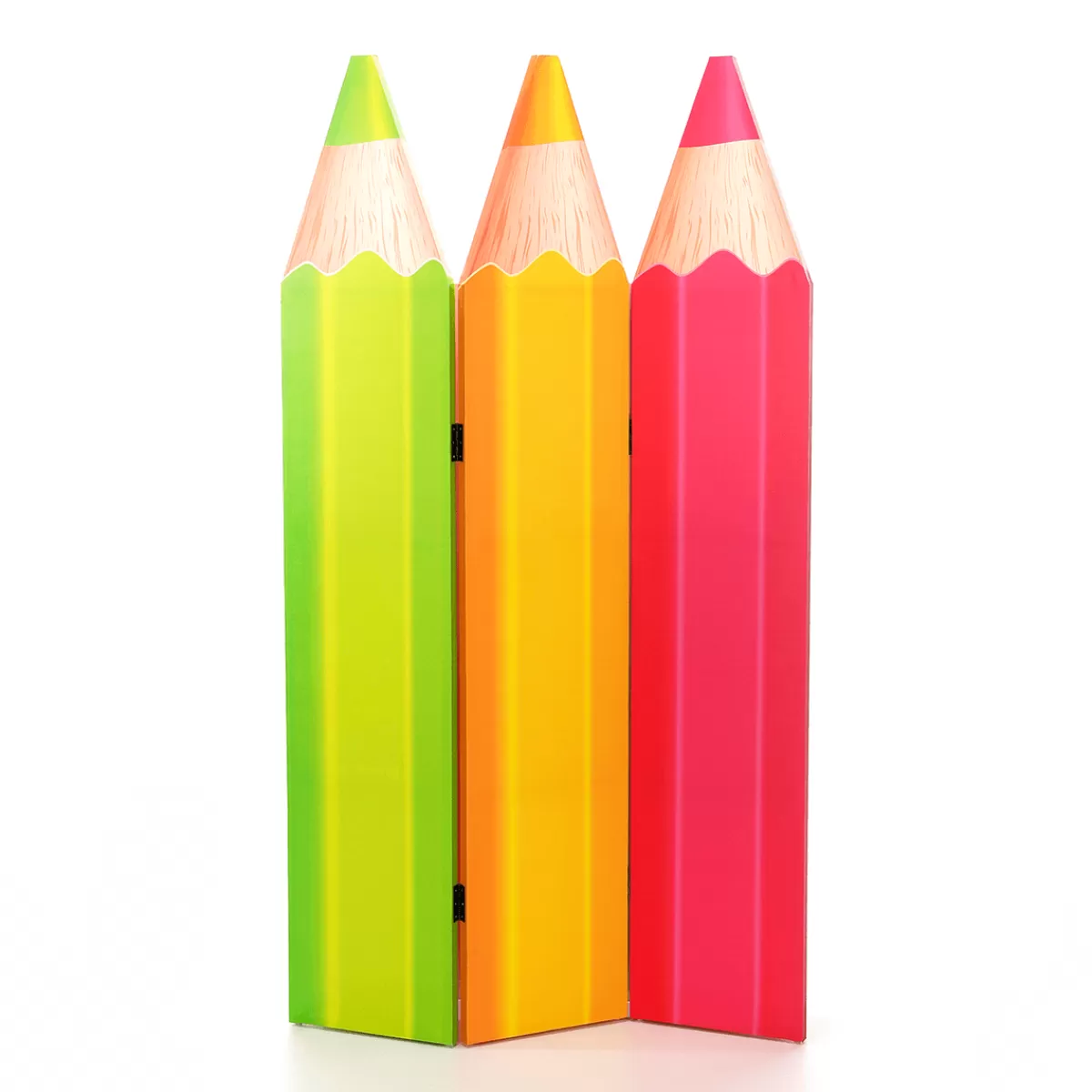 DecoWoerner Paravent "Crayons De Couleur" 160 Cm