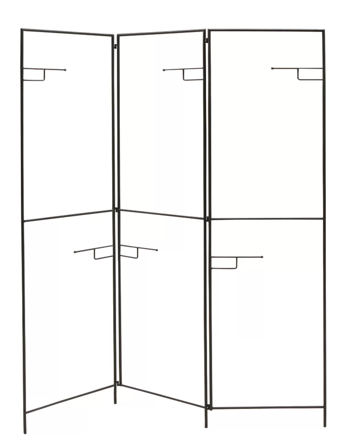 DecoWoerner Paravent Métallique Haut. 200 Cm