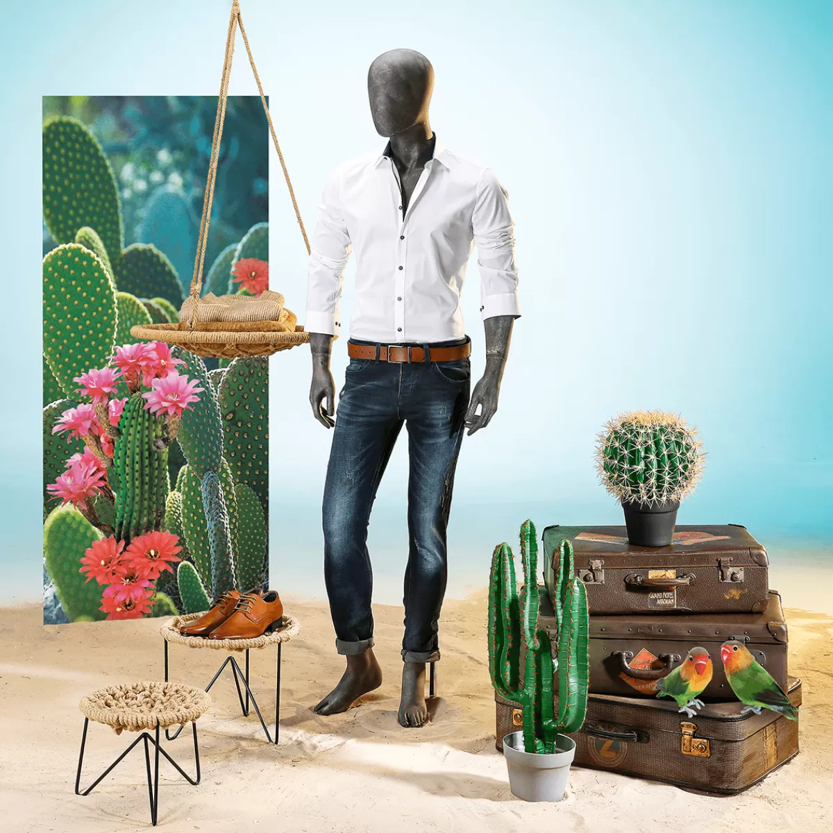 perroquet_dco_insparable_rosegorge_assis_20_cm_2_pces_4.webp DecoWoerner Perroquet Déco Inséparable Rosegorge Assis 20 Cm, 2 Pces