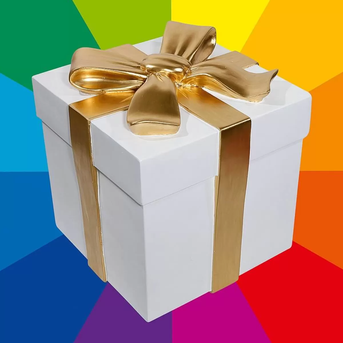 DecoWoerner Petit Paquet Déco 40 Cm, Couleur Au Choix