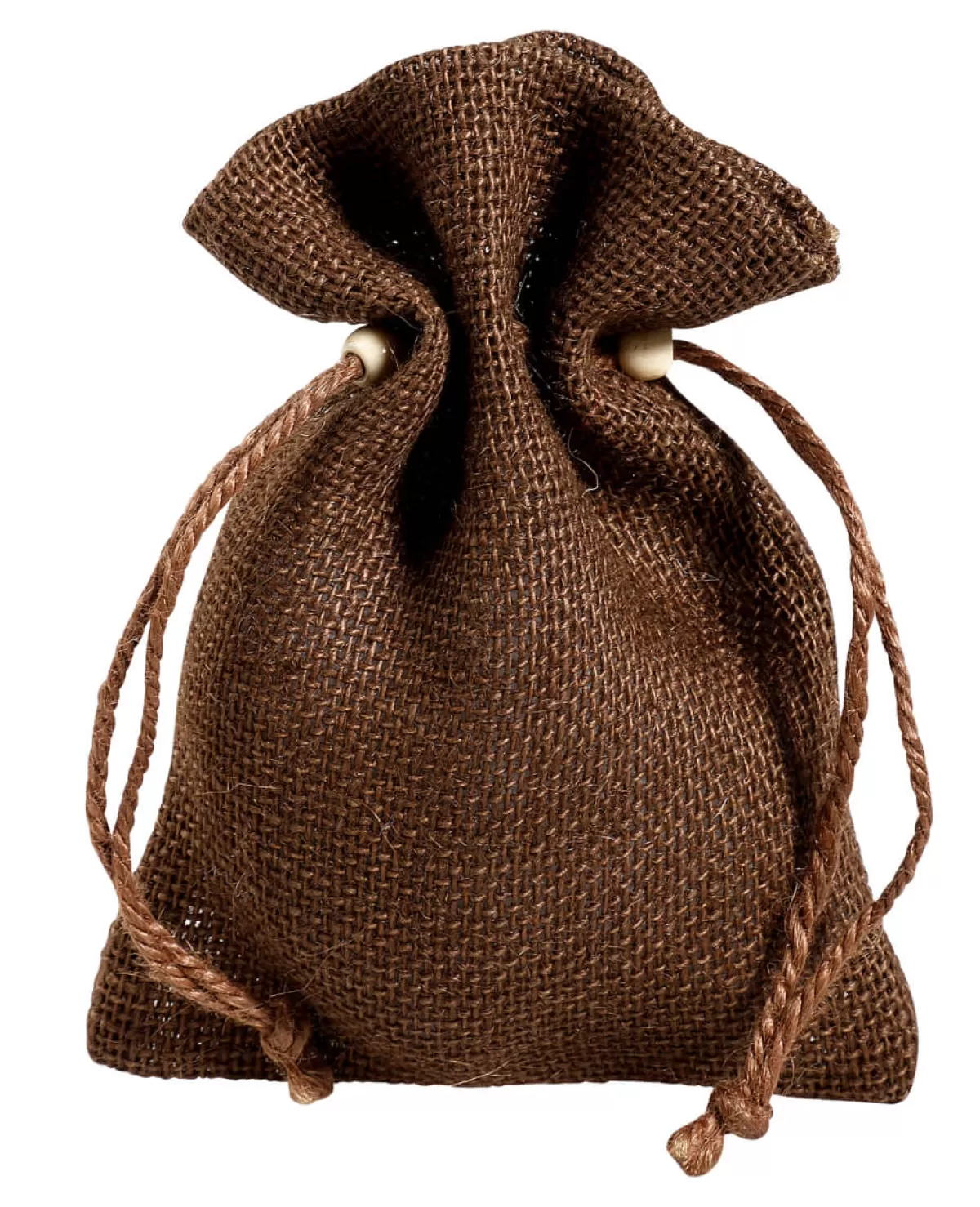 DecoWoerner Petit Sac En Jute, 18 Cm, Brun