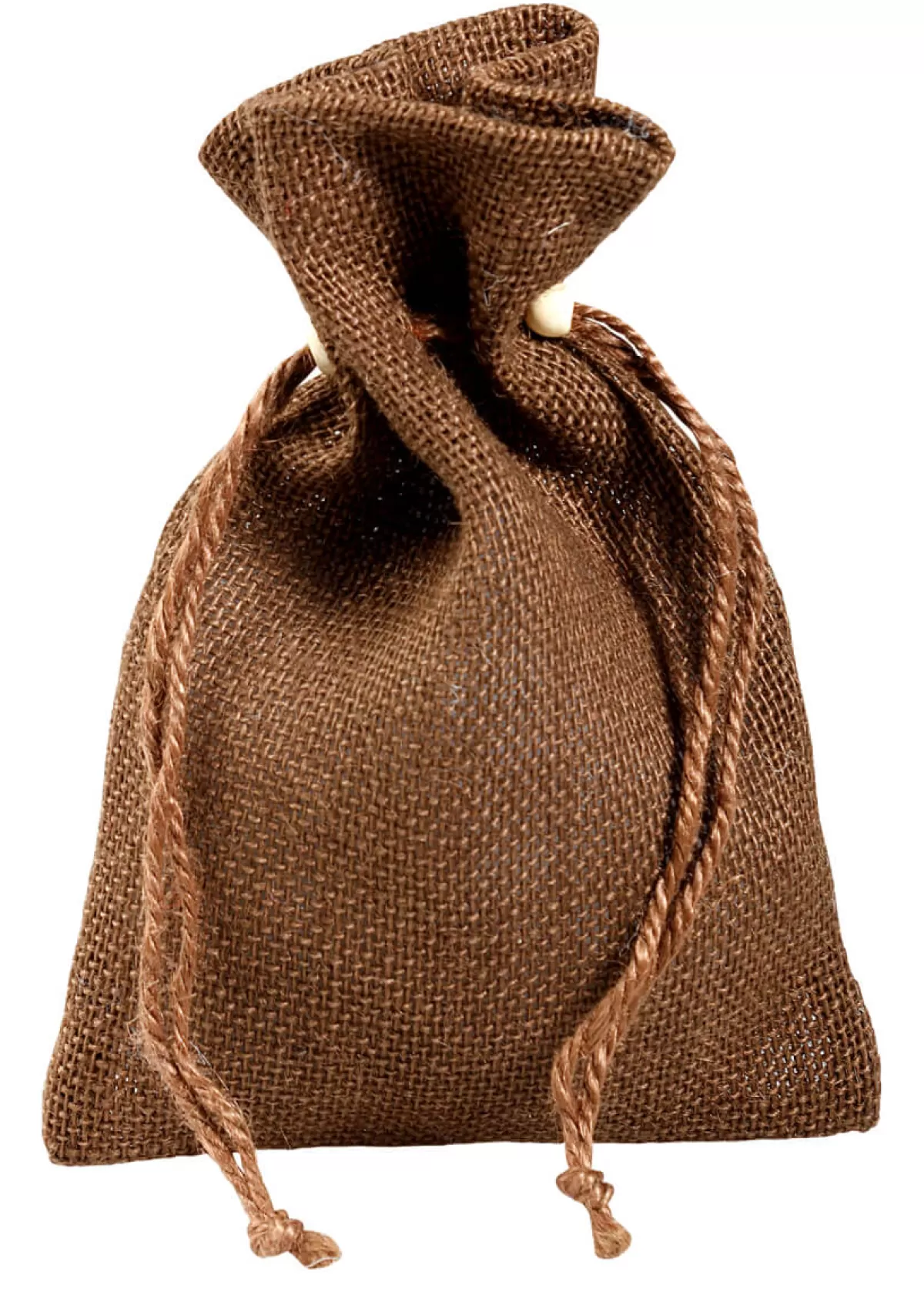 DecoWoerner Petit Sac En Jute, 22 Cm, Brun