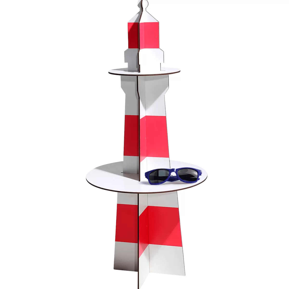 DecoWoerner Phare Déco En Bois, Haut. 80 cm