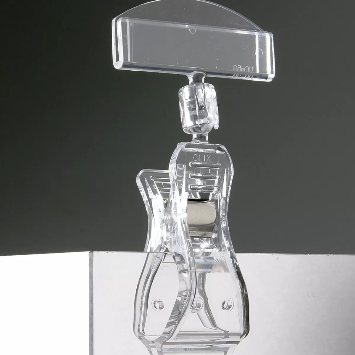 DecoWoerner Pince Pour étiquette De Prix Avec Insertion, 10 Cm De Haut