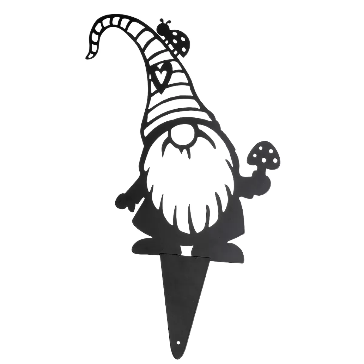 DecoWoerner Piquet De Terre Nain En Métal, , 42 Cm De Haut