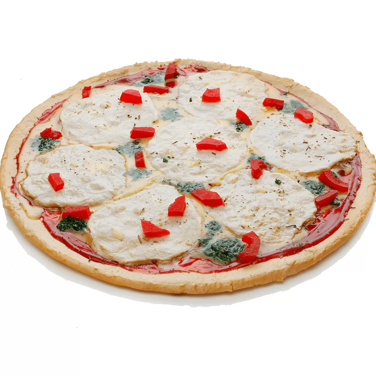 DecoWoerner Pizza Mozzarella Au Pesto Faux Aliments 25 Cm Ø