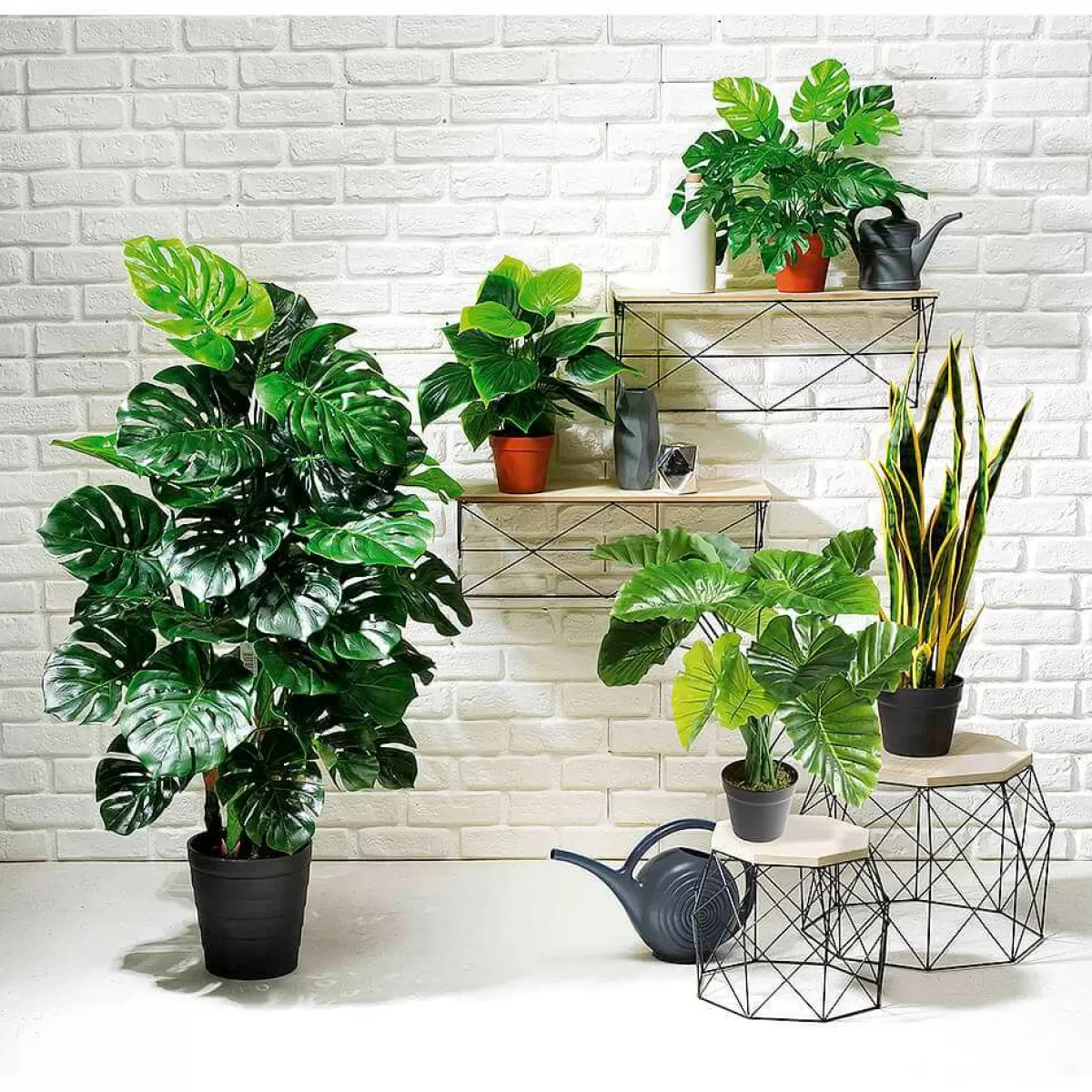 DecoWoerner Plante Artificielle Monstera 120 Cm