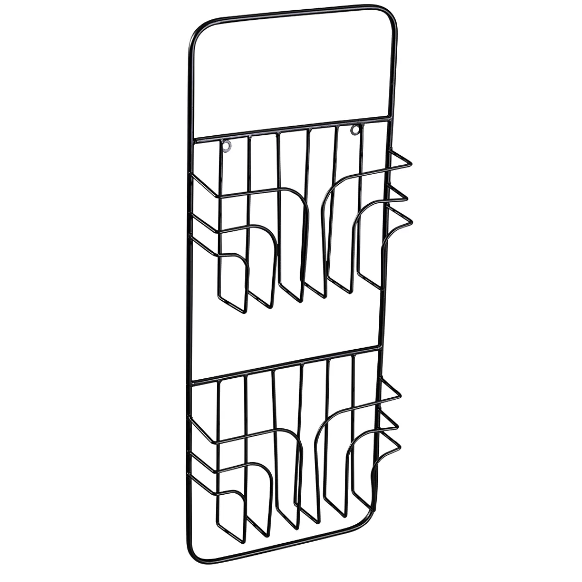 DecoWoerner Porte-prospectus Mural, 2 Compartiments, Long. 73 Cm