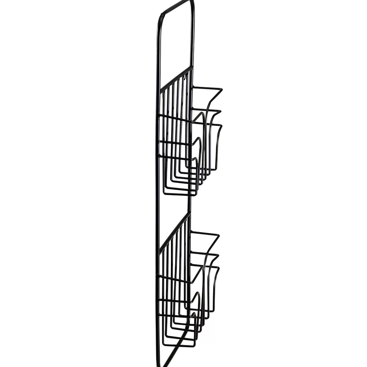 DecoWoerner Porte-prospectus Mural, 2 Compartiments, Long. 73 Cm