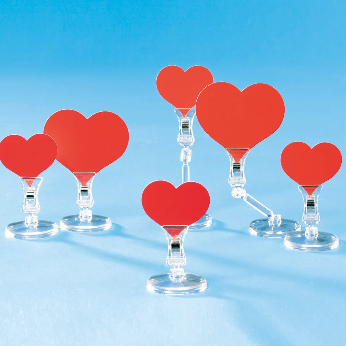 DecoWoerner Porte-étiquette De Prix Avec Clip, Haut. 11 Cm, 10 Pces