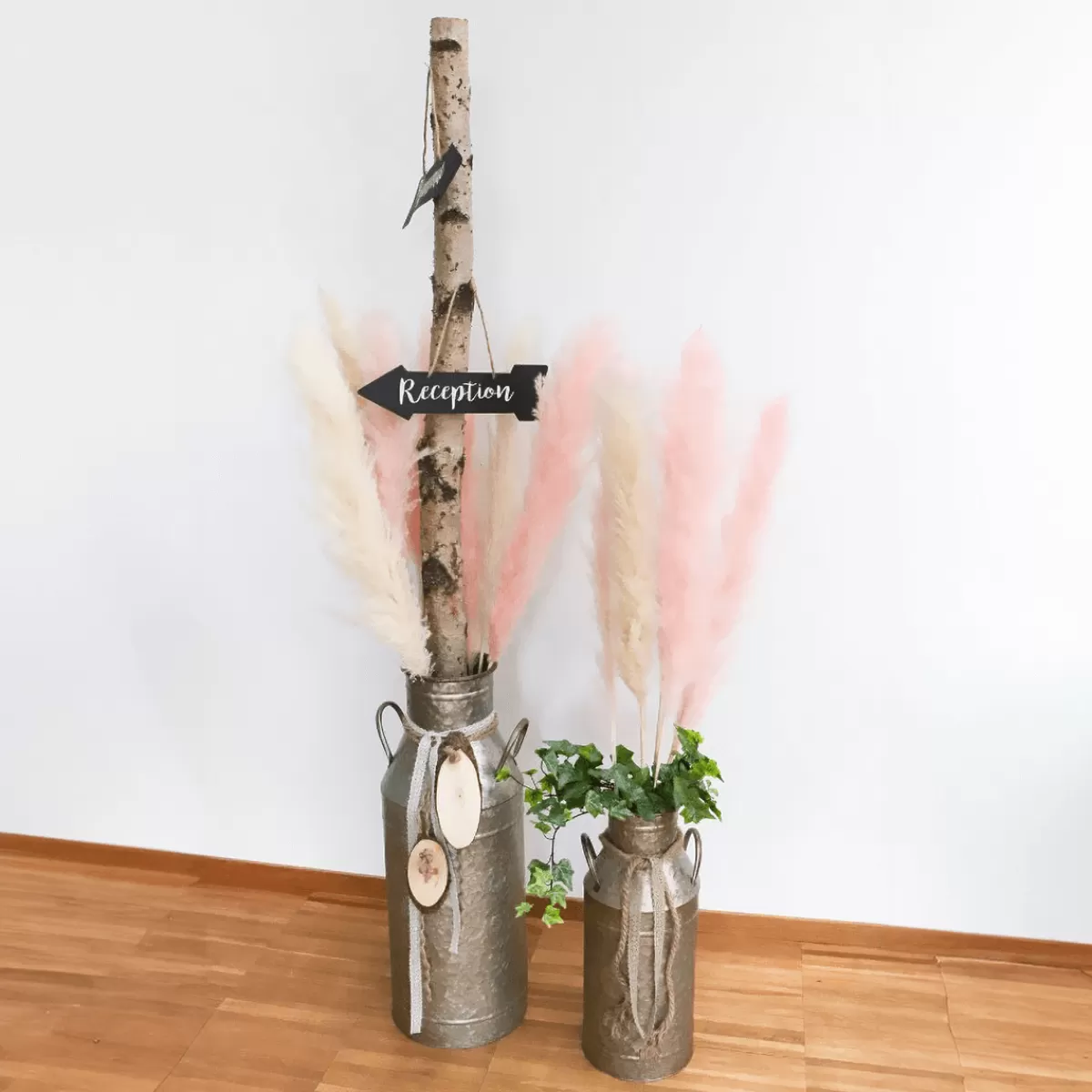 DecoWoerner Pot à Lait Décoratif En Zinc 51 Cm