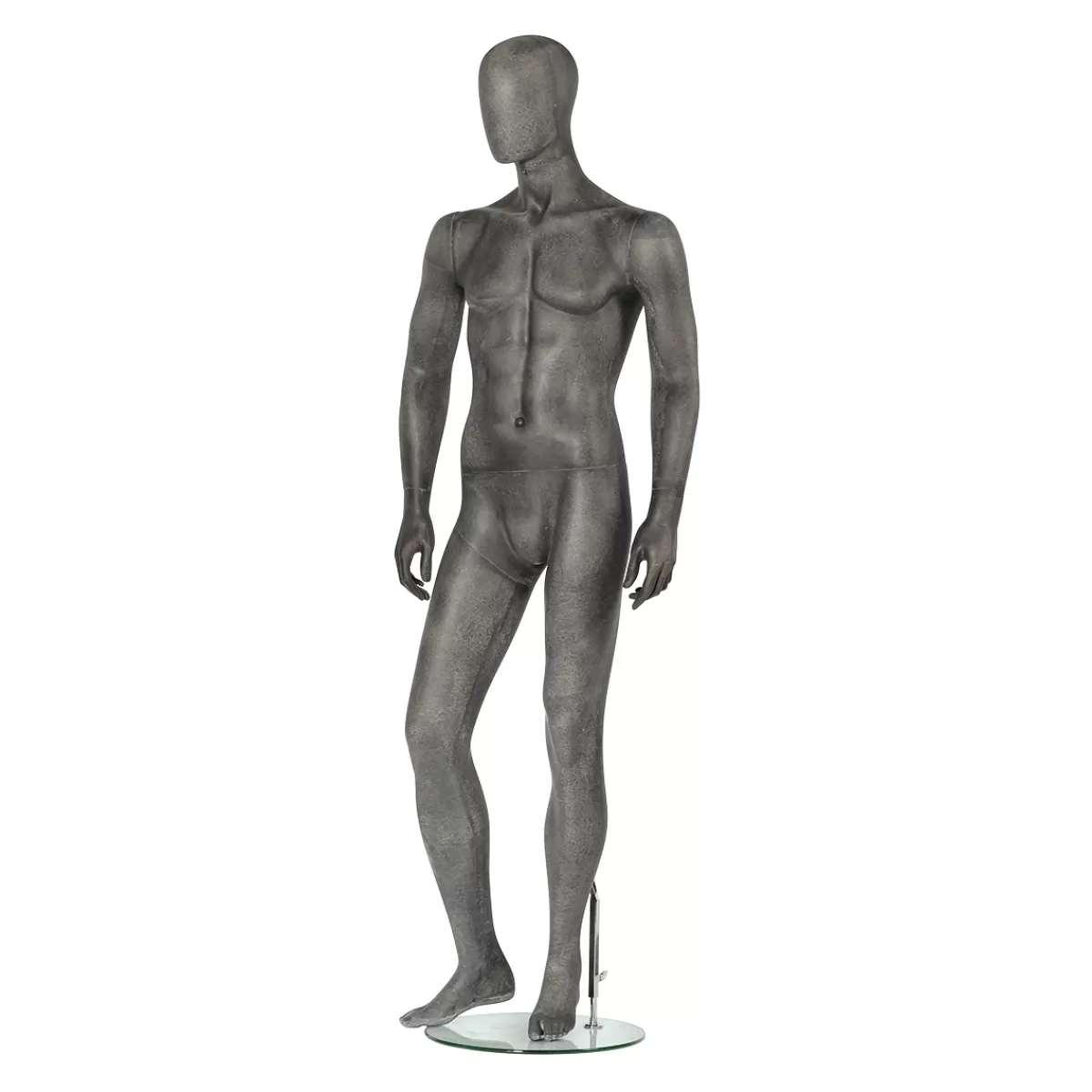 DecoWoerner Premium Mannequin Homme, Jambe Droite Repliée