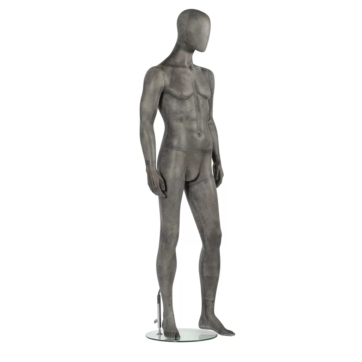 DecoWoerner Premium Mannequin Homme, Jambe Gauche Exposée