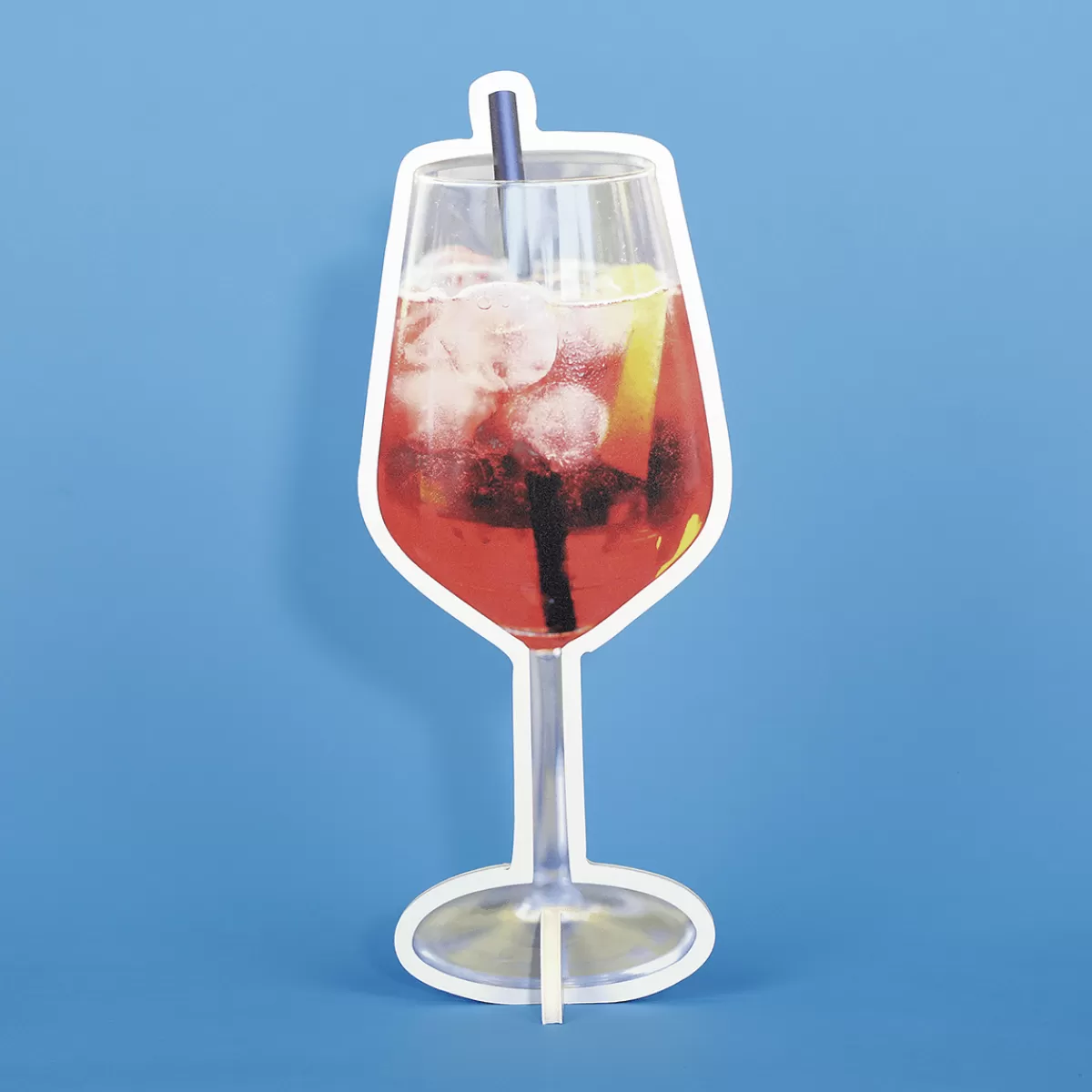 DecoWoerner Présentoir à Cocktails Aperol Spritz 20 X 50 Cm