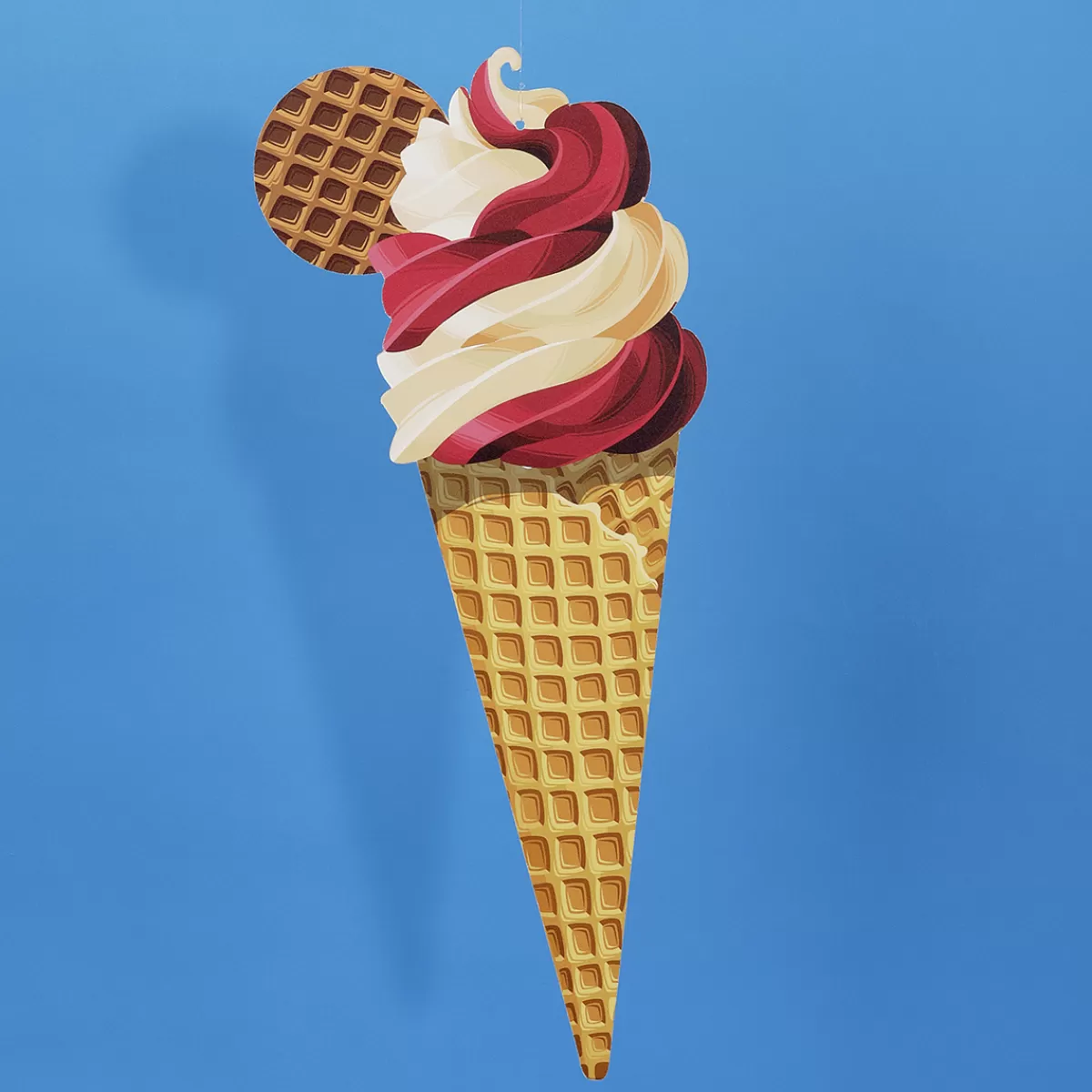 DecoWoerner Présentoir à Glace Fraise-vanille 50 Cm