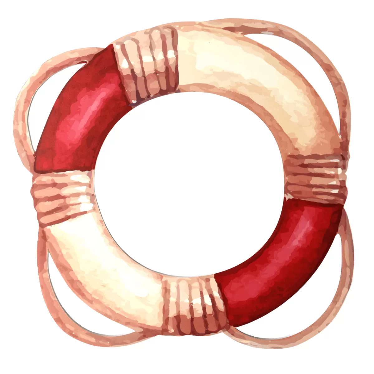 DecoWoerner Présentoir Bouée De Sauvetage 43 Cm Ø