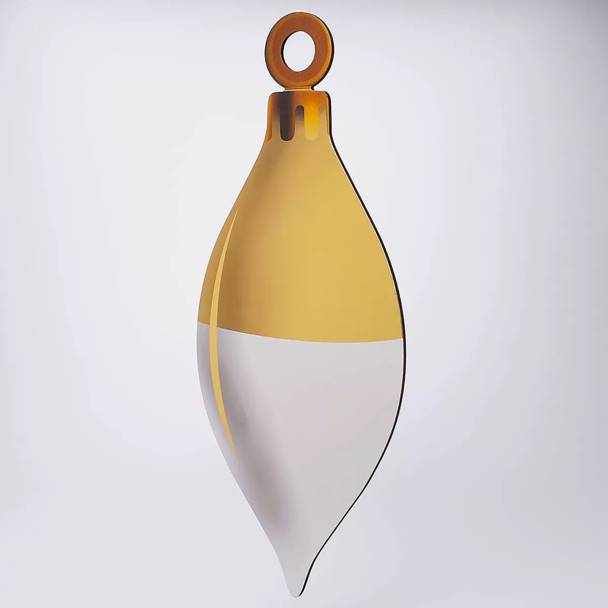 DecoWoerner Présentoir De Boules De Noël En Forme De Gouttes 37 X 81 Cm Or