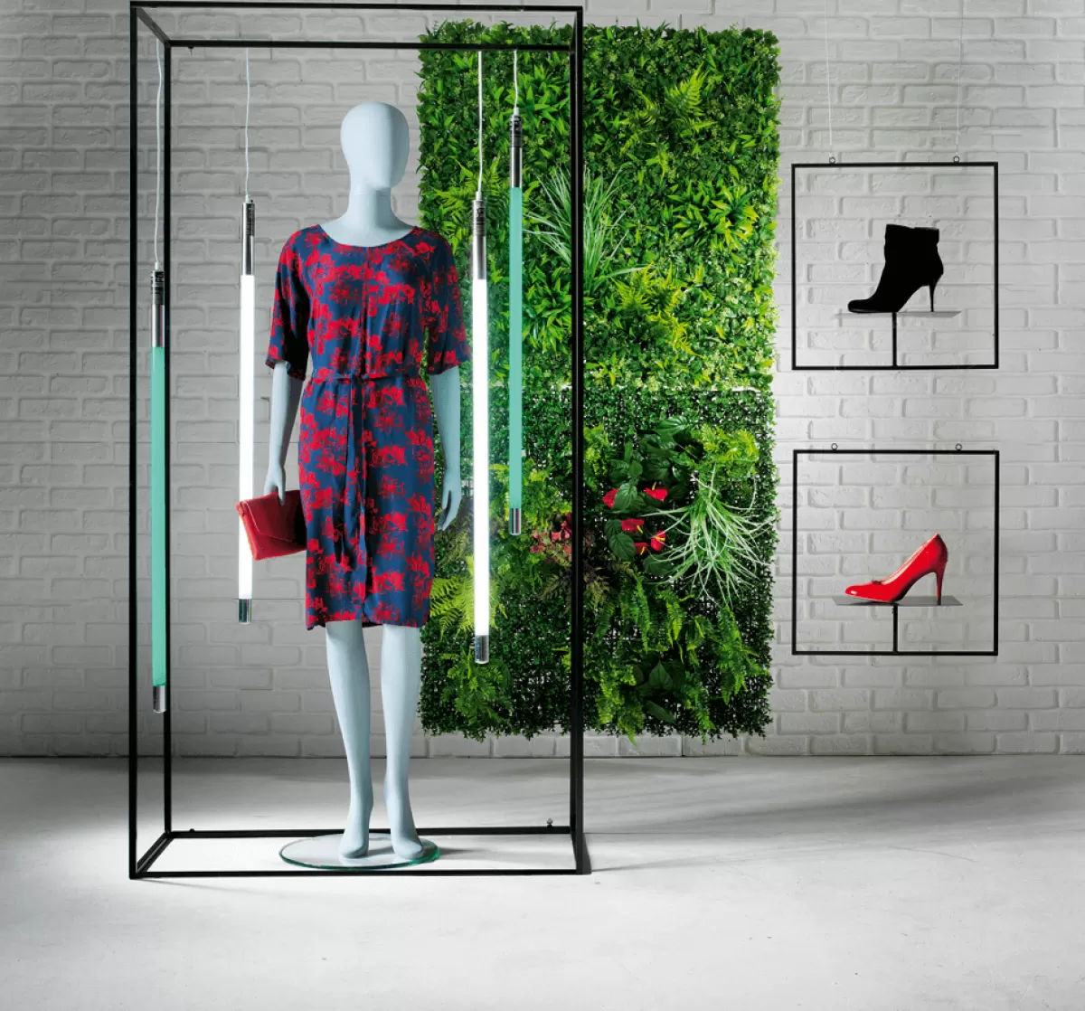 DecoWoerner Présentoir De Produits Suspendus 50 X 50 Cm